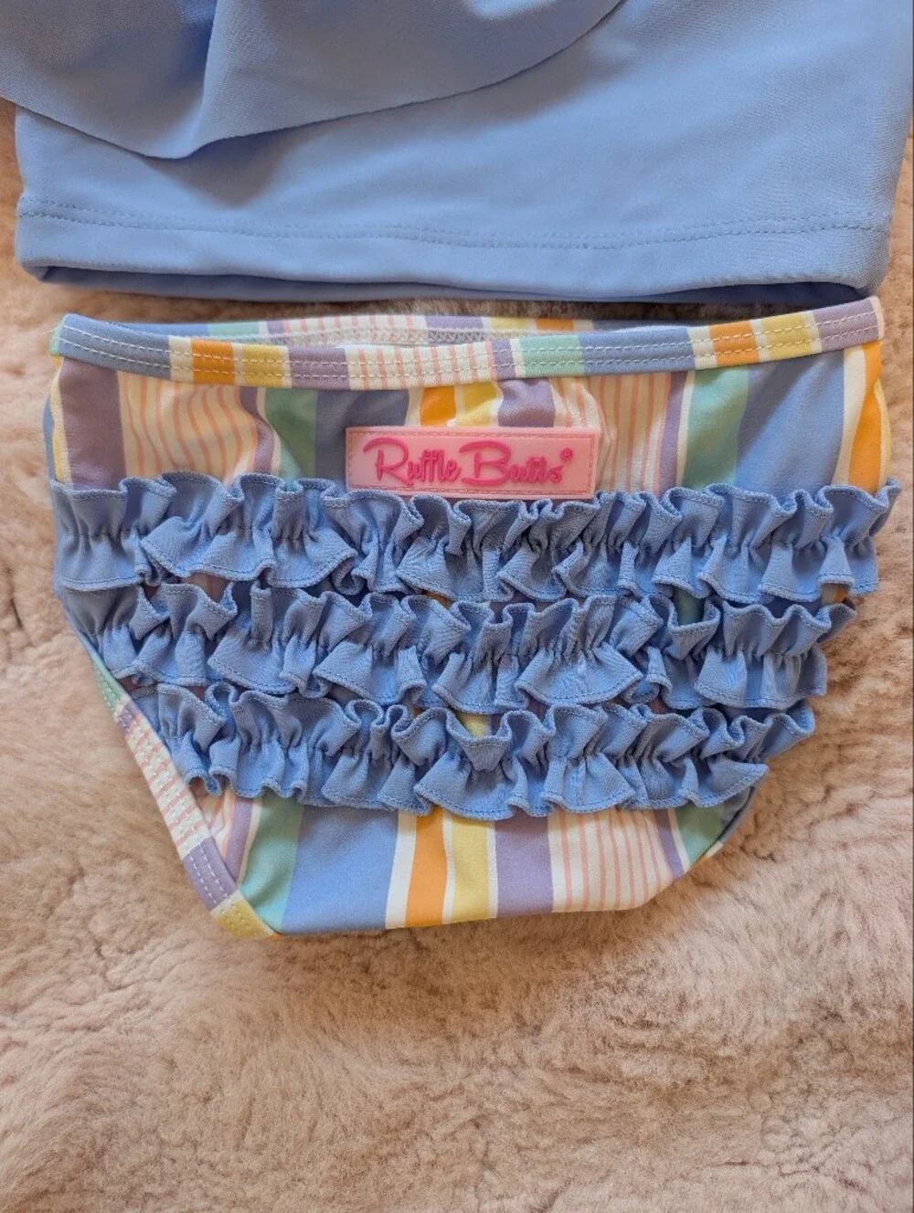 Ruffle Butts Baby Girls Bathing Suit Size 6-12 Months